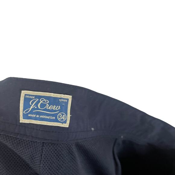 J. Crew Men's Size 34 Navy Blue Swim Swimming Shorts - Picture 6 of 8